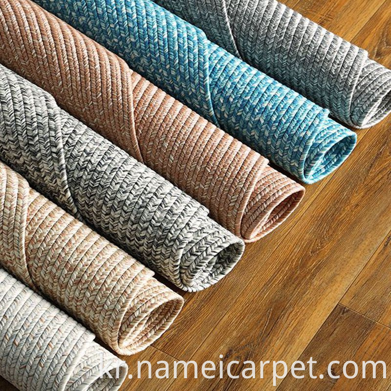 Polypropylene Round Patio Outdoor Carpet Area Rug Floor Mats 171